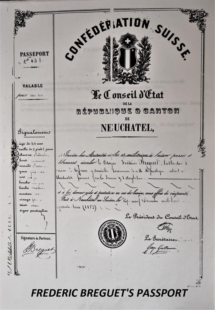 BREGUET 6 PASSPORT PHOTO GAIL THOMAS